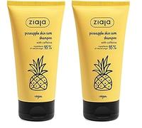Ziaja Piña Champú Con Cafeína, 60 ml, Amarillo Transparente (Paquete de 2)