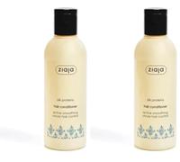 Ziaja Proteínas De Seda Acondicionador Capilar Alisador 200 ml (Paquete de 2)