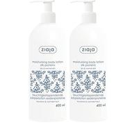 Ziaja Proteínas de Seda Loción Corporal Hidratante 400 ml (Paquete de 2)