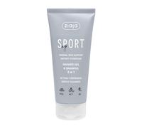 Ziaja Sport Gel de Ducha y Champú 2 en 1, 200 ml, Limpieza Suave para Cuerpo y Cabello