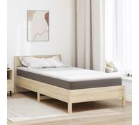 Ziaphsol Colchón de espuma viscoelástica para adultos, suave, aroma a lavanda 38D, color blanco, amplia cama individual con funda transpirable, diseño antideslizante para habitación de invitados