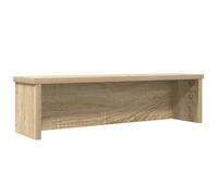 Ziaphsol Estantería de cocina apilable roble Sonoma de madera de 50 x 15 x 16 cm, soporte para utensilios de cocina para encimera, armario y fregadero, ahorra espacio para ordenar y