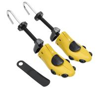 Ziaphsol Horma para zapatos de plástico y hierro, color amarillo, talla 37 a 41, tira para zapatos, tensor de botas, soporte para moldear, para cuidado de zapatos, cuidado de cuero y mejor ajuste