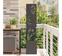 Ziaphsol Lona de privacidad para jardín de acero laminado en frío, 32 x 150 cm, resistente a la intemperie, decoración de pared exterior con marquetería para privacidad