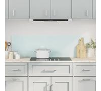 Ziaphsol Panel trasero de cocina de cristal templado, 2 unidades, color blanco, 70 x 60 cm, 6 mm, resistente al calor, protección contra salpicaduras para cocina, limpieza en lavavajillas
