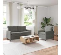 Ziaphsol Sofá esquinero de 2 piezas, tela gris claro con función de dormir y cajón, muebles modernos para salón, habitación de invitados y oficina, fácil de limpiar, construcción robusta