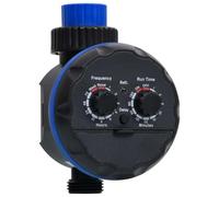 Ziaphsol Temporizador de riego con 1 salida y válvulas de bola, ABS resistente al agua, 2 válvulas, ciclo de 1 a 72 H, tiempo de funcionamiento de 1 a 120 minutos, grifo de 19 mm y 25 mm, riego de