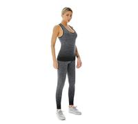 ZiaWorld Conjunto de 2 piezas de entrenamiento para mujer, conjunto de gimnasio sin costuras, acanalado, casual, cómodo, conjunto de top chaleco y leggings de cintura alta, chándal ropa deportiva