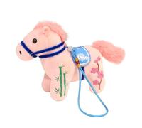 Zibeem 2026 Año Nuevo Chino Mascota Caballo,Colgante de Bolso de Peluche - Caballo de Peluche del Año Nuevo Lunar,para Adolescentes Adultos Estudiantes Coleccionistas Amantes Animales Fiesta De