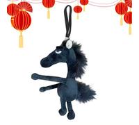 Zibeem 2026 Peluche de Caballo Mascota Chino,Decoraciones para el Hogar Chinas Lindas y | Juguetes De Caballo De Peluche | para Coches Mesa de Comedor Cafetería Librería Sofá Estantería Vitrina Cama