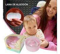 Zibeem Estuche Para Polvos de Talco y Aplicador, Caja De Polvo Suelto Para Espolvorear, Estuche de Viaje para Cuidadores Padres Guarderías y Baño