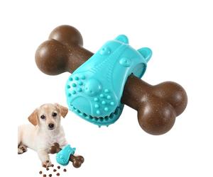 Zibeem Juguetes para Perros Masticadores Agresivos | Lento con Forma De Hueso,Dispensador de Premios para la Dentición Canina para Estimulación Mental Entrenamiento Alimenticio del Aburrimiento,del