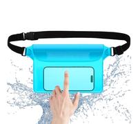 Zibeem Riñonera Impermeable | Bolsa Portátil Resistente Al Agua para Teléfono Y Pasaporte,Protector Ajustable para Teléfono Y Monedero Que Protege Objetos De En Natación, Playa, Piscina, Deportes