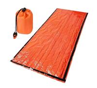 Zibeem Saco de Dormir de Supervivencia,Colchoneta de Suelo Compacta con Silbato - Saco de Dormir para Camping Exterior - para Senderismo Clima Extremo para Adultos Deportistas