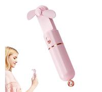 Zibeem Ventilador Manual Portátil - Para Exterior - Dispositivo Eléctrico Portátil USB Recargable Con Power Bank Para Viajar Senderismo Acampada Hombre Mujer