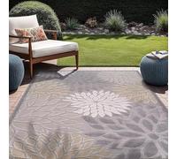 ZIBENE Alfombras Antideslizantes e Impermeables, Antideslizantes, Patrones Vegetales, alfombras regionales, autocaravanas, Camping, balcón Rug, Disponibles en Varios tamaños.[40X60cm]