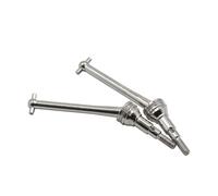 ZIBOXI 2 Ejes de transmisión CVD FR compatibles con MJX 1/16 Escala 16207 16208 14209 14210 RC Coche camión for Accesorios de Mejora de Hobby.(Silver)