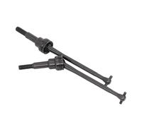 ZIBOXI 2 Ejes de transmisión Delanteros CVD compatibles con WLtoys 12423, 12427, 12428, 1/12, Coche RC, Oruga, camión de Recorrido Corto, Piezas de actualización.(Black)