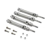 ZIBOXI 4 Ejes de transmisión CVD for Traxxas Slash Rustler Stampede VXL 4X4 4WD RC 1/10, Piezas de actualización