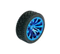 ZIBOXI Rueda Mecanum de 65mm y 85mm for Robot, neumáticos de Alto Agarre for Arduino Raspberry Pi, Accesorios for Coche Inteligente, 1 Uds. (Color : 65mm Rubber Wheel)