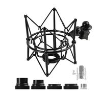ZibugZag Soporte de choque para micrófono, soporte de micrófono de condensador para AT2020 MXL 770 MXL 990 Neumann U8/U87Ai Samson G Track Pro Rode Procaster NT1-A NT2-A y más