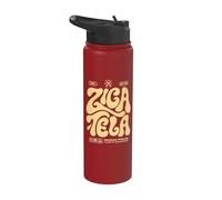 Zicatela Puerto Escondido Surf Pipeline Mexicano Retro Stainless Steel Insulated Water Bottle