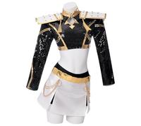 Zickdom Disfraz de cosplay de anime de mujeres Mujeres con peluca para Halloween Party & Events Black Gold-Z XXL