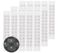 Zickdom Semillas de Acupuntura para la Oreja Ear Seeds | Kit de Auriculoterapia para Aliviar el Estrés y la Ansiedad | Parches Autoadhesivos, Fáciles de Usar y de Larga Dur Small Silver Beads - 300pc