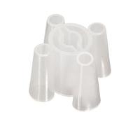 ZickZackNaehmaschine 4 soportes de conos para hilo/tope de hilo para un soporte seguro de conos de hilo en el soporte de hilo de máquinas overlock