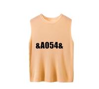 ZICUE Chalecos De Punto para Mujer A La última Sin Mangas Ligeros De Corte Holgado Y Suaves con Cuello Redondo Camisetas Sin Mangas Cortas De Un Solo Color Naranja 7XL