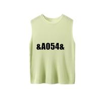 ZICUE Chalecos De Punto para Mujer A La última Sin Mangas Ligeros De Corte Holgado Y Suaves con Cuello Redondo Camisetas Sin Mangas Cortas De Un Solo Color Verde Claro 7XL