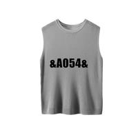 ZICUE Chalecos De Punto para Mujer A La última Sin Mangas Ligeros De Corte Holgado Y Suaves con Cuello Redondo Camisetas Sin Mangas Cortas De Un Solo Color Gris Oscuro 6XL