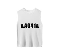 ZICUE Mujer Simple Cuello Tripulado Color Sólido Tank Top De Moda Sin Mangas Suelto Chaleco De Punto Suave Blanco 10XL