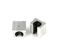 ZIDBVOYOY Bloque de rodamiento Lineal de Bolas Profesional for enrutador CNC, guía Lineal 3D, 4 Piezas SBR10UU, SBR12UU, SBR13UU, SBR16UU, SBR20UU, SBR25UU, SBR30UU(SBR10UU)