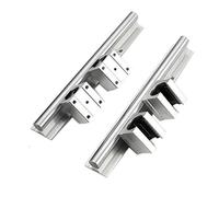 ZIDBVOYOY Juego de 2 guías lineales Profesionales de 12 mm SBR SBR12 con Soporte Completo y 4 Bloques de rodamientos de Bolas deslizantes SBR12UU for CNC.(950mm)