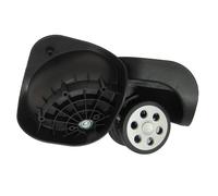 ZIDDAR 1 par de maletas A191 con giro de 360 grados, accesorios de reparación de ruedas, accesorios de repuesto de equipaje, Black, One Size