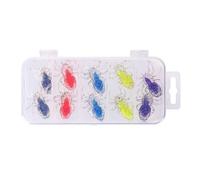 ZIDDAR 10 señuelos de arañas suaves para las aguas superficiales, cebos de natación, arañas artificiales, señuelos de pesca para arañas artificiales