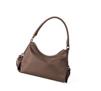 ZIDDAR Bolso de hombro de piel sintética, práctico bolso de mano de oficina elegante para varias ocasiones, bolso de hombro de piel sintética de lujo, Brown, One Size