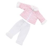 ZIDDAR Conjunto de ropa multiusos para muñecas, chaquetas acolchadas, leggings, vestido elegante, incluye botas, bufanda, boinas, medias, uso diario, chaquetas para muñecas