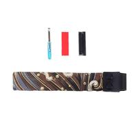 ZIDDAR Cordón para teclado con correa de teclado con acento de lámina dorada, diseño ergonómico para reducir la tensión de muñeca y hombro