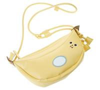 ZIDDAR Divertido bolso de hombro con diseño de plátano para mujeres y niñas, de piel sintética, para añadir encanto a la moda a los atuendos, bolso cruzado de mujer