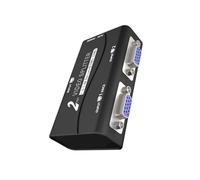ZIDDAR Divisor de interfaces VGA, divisor VGA para configuraciones de doble pantalla, modos de aumento, amplificador de señales, distribuidor de vídeo de alta resolución