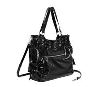 ZIDDAR Elegante bolso grande para axilas, bolso cruzado con tachuelas, bolso de mano de cuero para mujer, adecuado para varias ocasiones, bolso de moda, Black, One Size