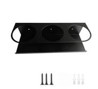 ZIDDAR Estante de exhibición de botellas acrílico inoxidable montado en la pared para el gimnasio en casa, gabinete de cocina, herramienta de gestión del espacio, práctico almacenamiento de botellas