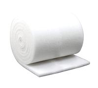 ZIDDAR Filtro de acuario blanco de 40 x 100 cm, almohadilla de espuma de algodón bioquímico, rollo de esponja gruesa para limpieza de agua