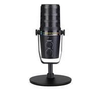 ZIDDAR Micrófono dinámico USB de alta fidelidad para juegos y podcasting con sensibilidad ajustable y reducción de ruido