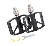 ZIDDAR Pedales de bloqueo para bicicleta de montaña, tacos de manivela, adaptadores antideslizantes para bicicletas para un mejor agarre y seguridad de alta capacidad de carga