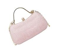 ZIDDAR Sofisticado bolso de noche con diseño ligero, correa de cadena extraíble, bolsa de hombro para cóctel, fiesta, compañero de moda, a, One Size