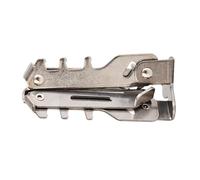 ZIDDAR Soporte triangular para estufa, estabilizador de estufa de campamento de acero inoxidable, diseño compacto, configuración rápida, herramienta plegable para exteriores, combustibles, camping