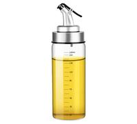 ZIDDAR Transparency - Botella de aceite de cocina de vidrio de borosilicato, dispensador de condimentos resistente al calor, herramienta dispensadora de líquidos multiusos, dispensador de aceite de